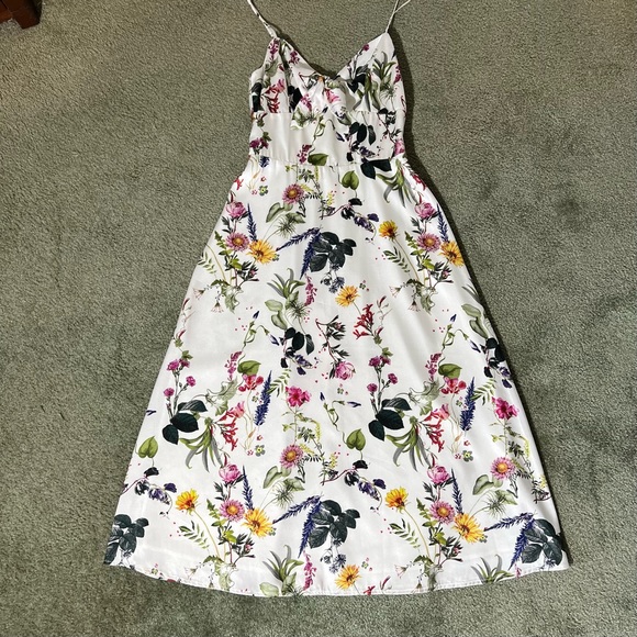 Bailey 44 Floral White Midi Dress - Picture 3 of 10
